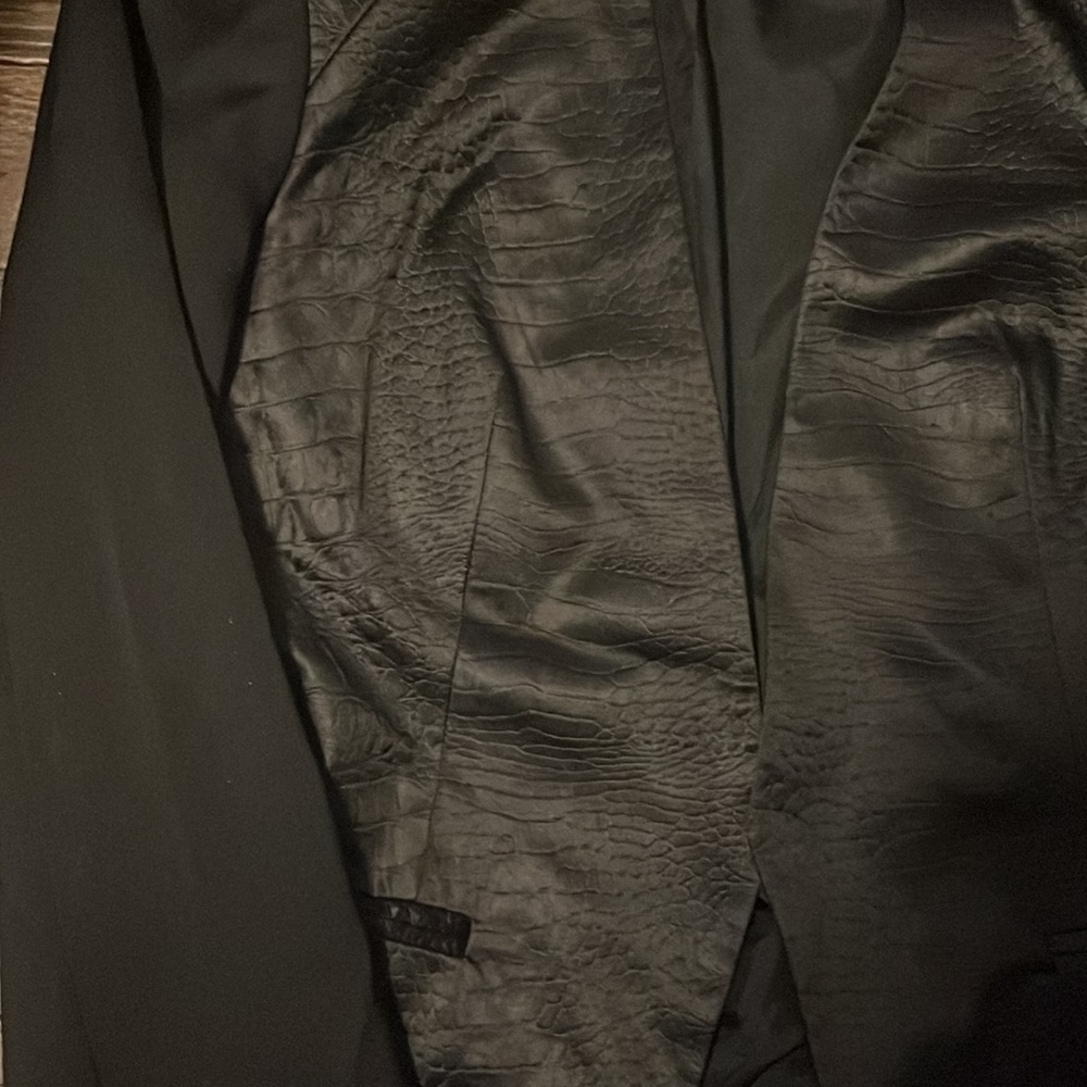 TopShop Croc Print Blazer - Picture 2 of 2